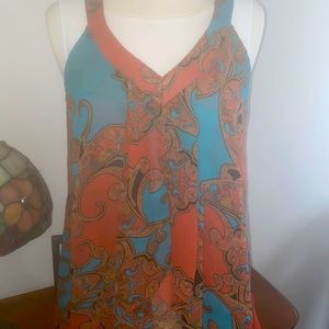 Summer top multi colored